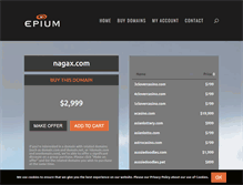 Tablet Screenshot of nagax.com